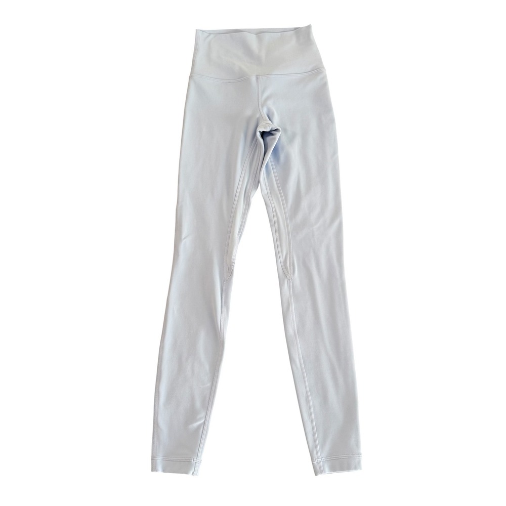 Lululemon Size 4 27in Pastel Blue Nulu Womens Align High-Rise Pant LW5CTIS